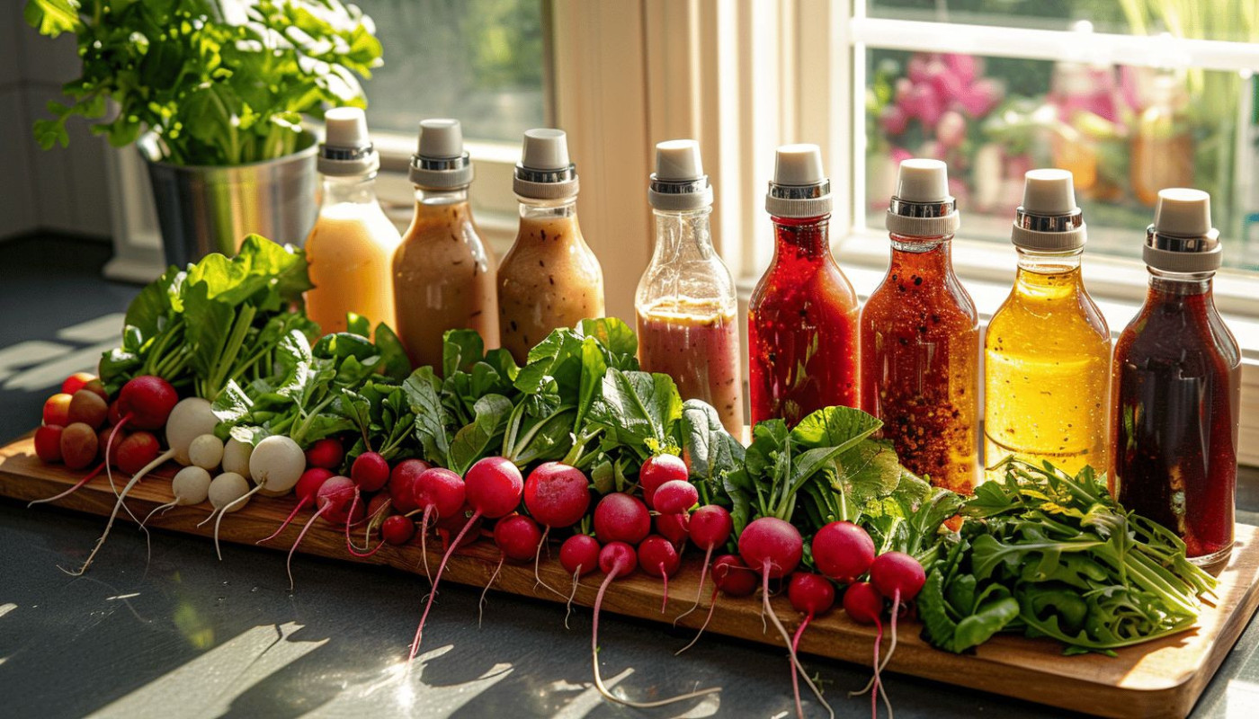 Préparer une savoureuse salade avec des fanes de radis