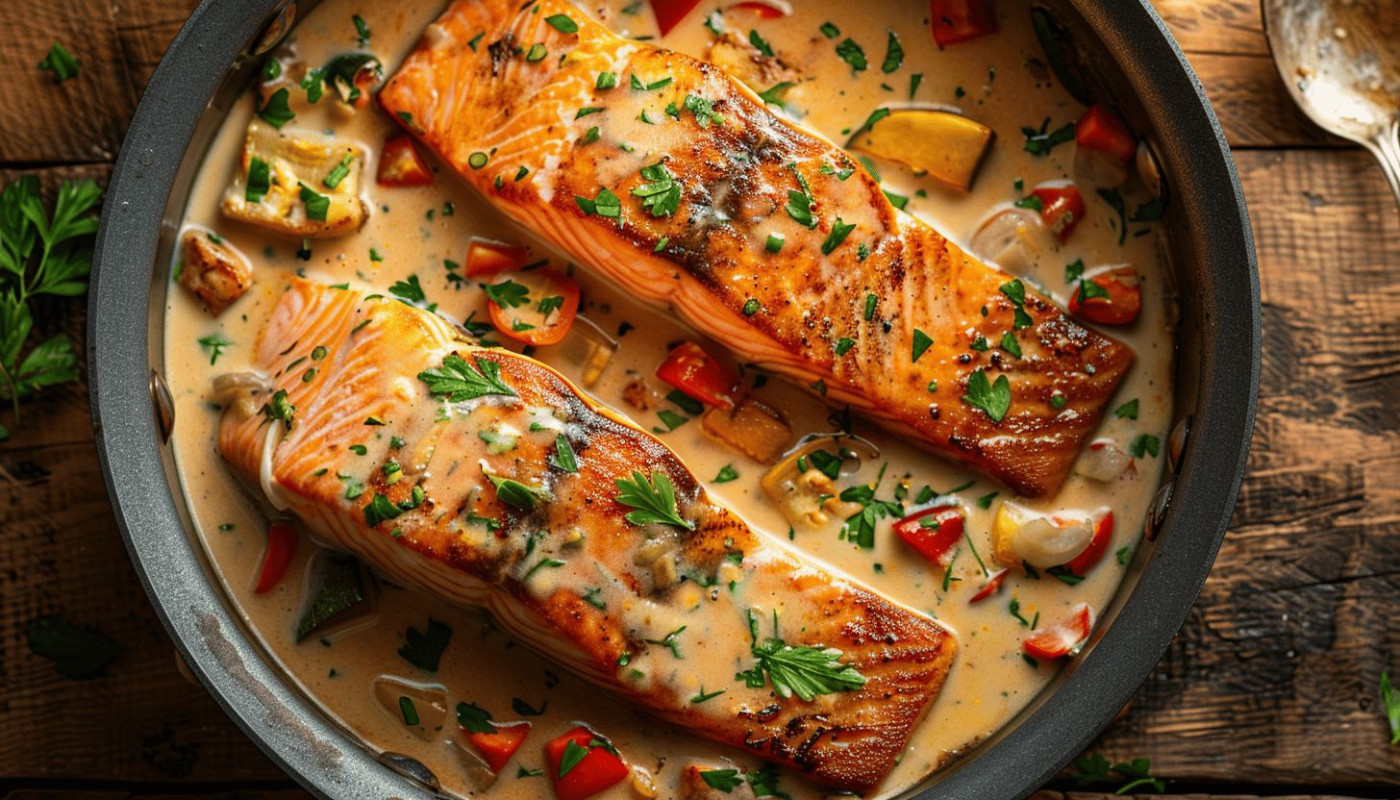 Réveillez vos papilles avec une recette de saumon et cabillaud au lait de coco